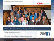Tablet Screenshot of cdu-rietberg.de